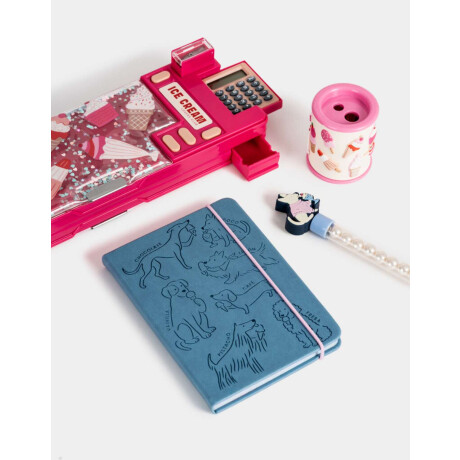 Cartuchera Retro Fucsia Medio