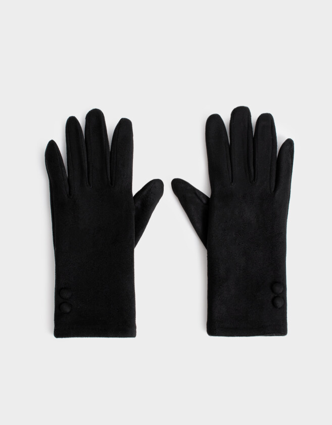 Guantes Varios Guantes Suede - Negro