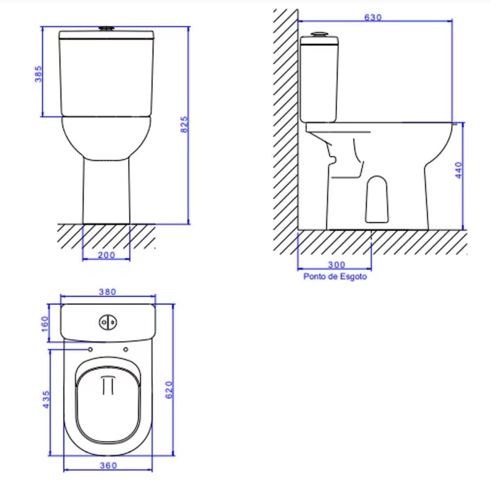 Inodoro con mochila VOGUE PLUS CONFORTO Inodoro Con Mochila Vogue Plus Conforto