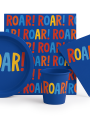 PARTY SET DINOS COMPLETO 38PC CELESTE (V)
