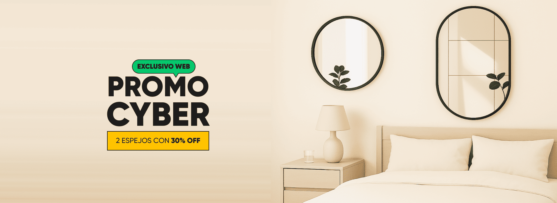 HomeSlider - Promo CYBER espejos