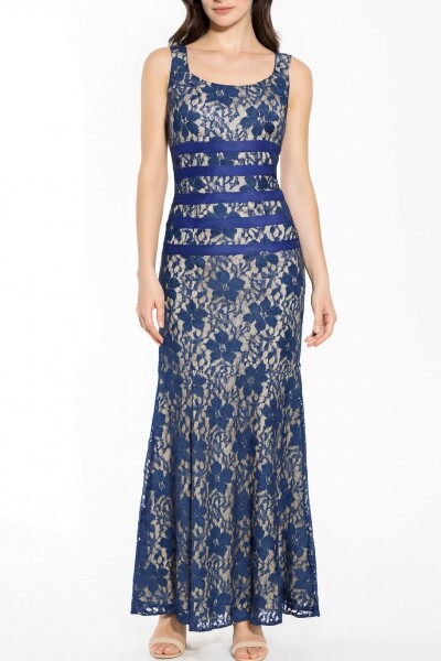 Vestido Bret Azul