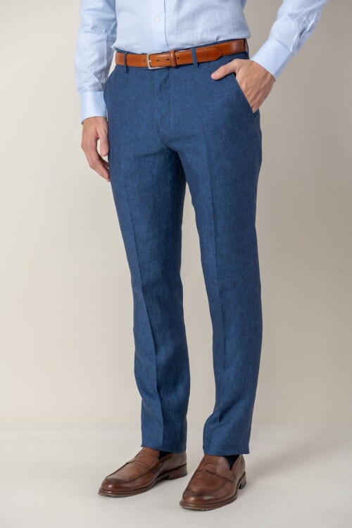Pantalon de lino Classic Fit Aero