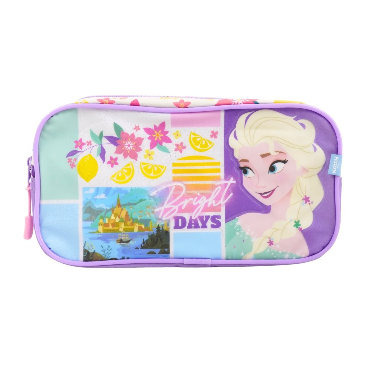 Cartuchera Frozen Elsa doble cierre 