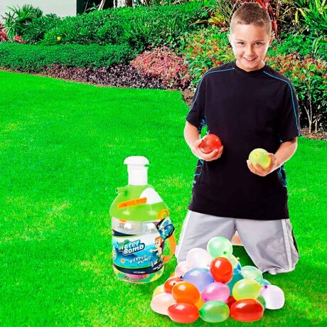 Botella Inflador Recarga + 250 Bombitas De Agua Jug002002