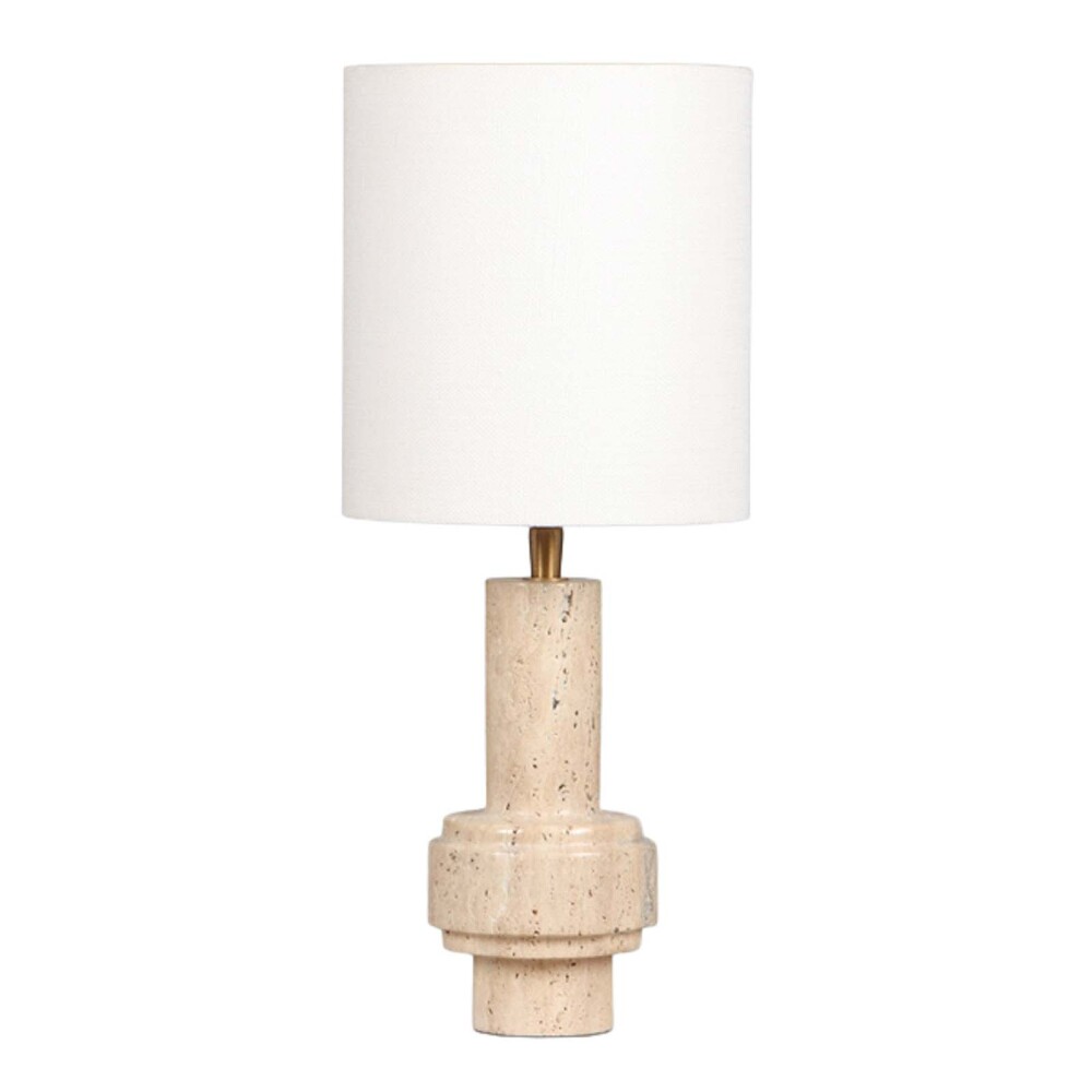 LAMPARA MARMOL NATURAL-BEIGE DE MESA BOUCLÉ