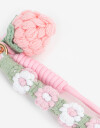Llavero Cozy Llavero Y Bag Charm Crochet - Rosa Claro