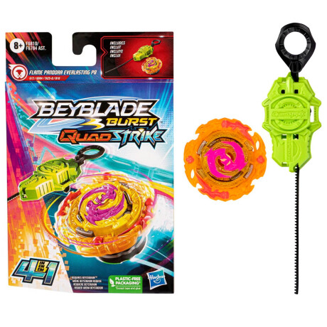Beyblade Hypersphere Trompo + Lanzador Venom Hasbro Amarillo/Violeta