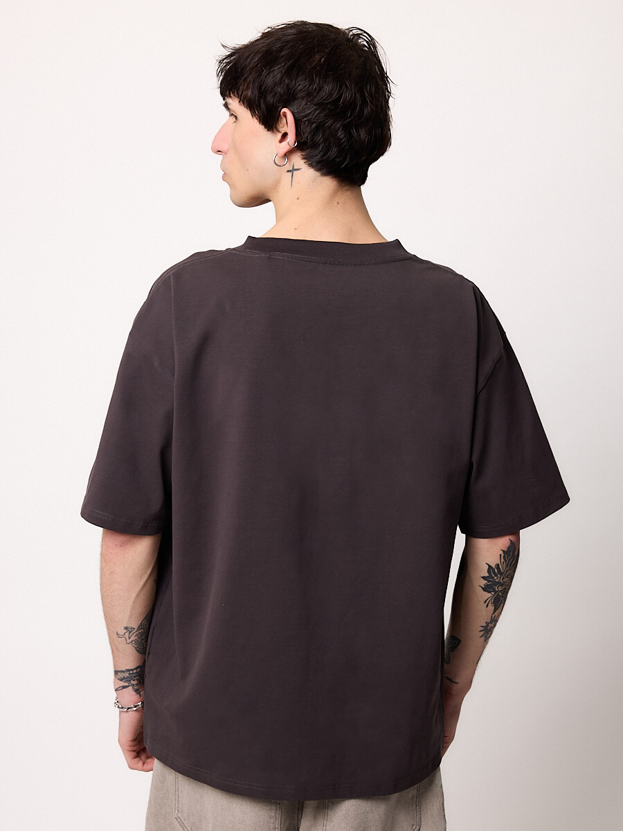 T-SHIRT M/C DROBAR DIXIE Gris Oscuro