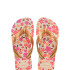 Chancletas Havaianas Dorado y Multicolor