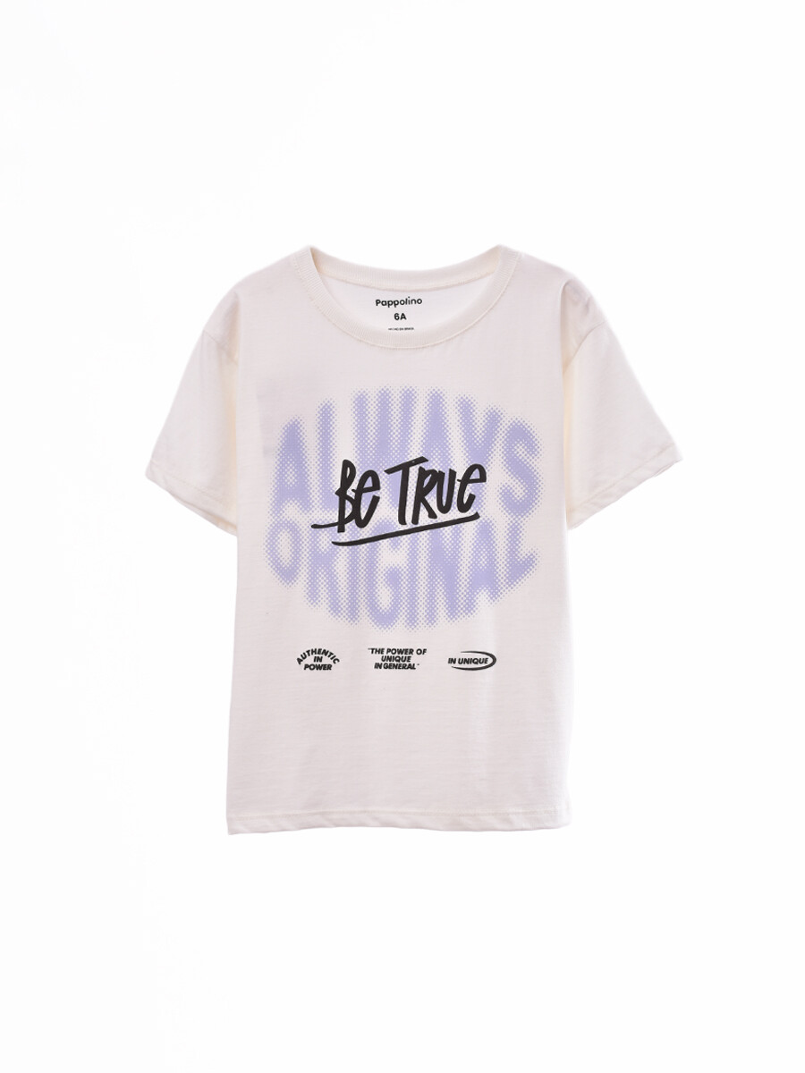 REMERA OVER ESTAMPA - OFF WHITE 