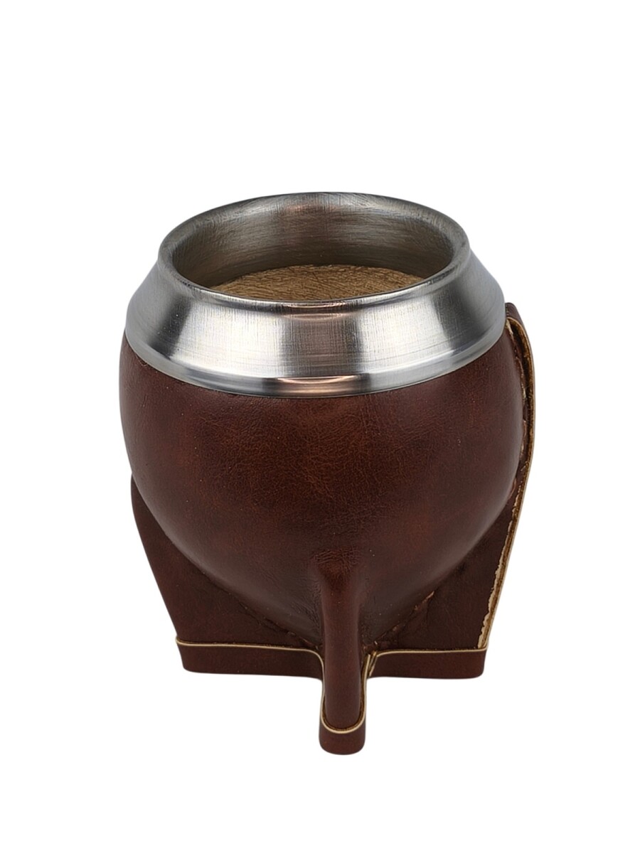 Mate calabaza simil color torpedo - Marrón 