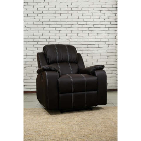 POLTRONA RECLINABLE 1 CUERPO NEGRO LV614 POLTRONA RECLINABLE 1 CUERPO NEGRO LV614