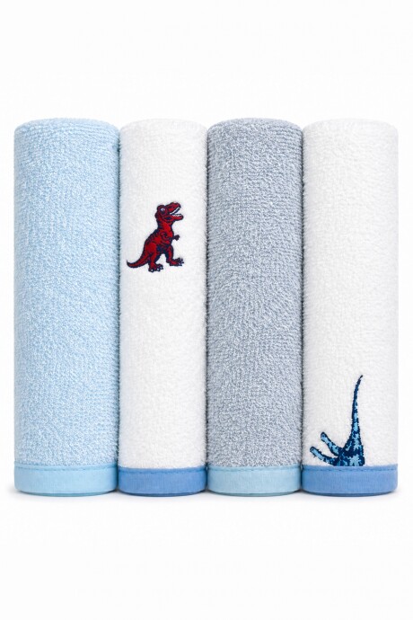 4 Pcs Babitas Azul