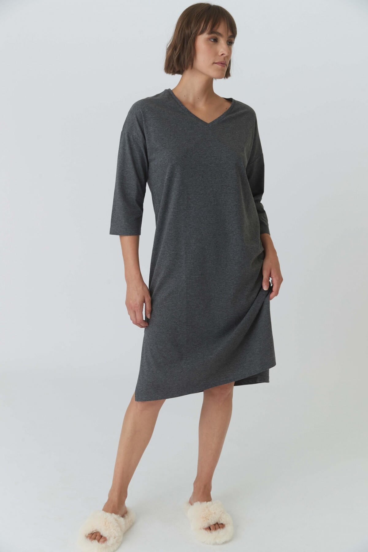 Camisón Mallie Gris Oscuro