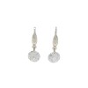 Caravanas Colgantes-Plata 925- Piedra Zirconia-CA3075 Conpiedra