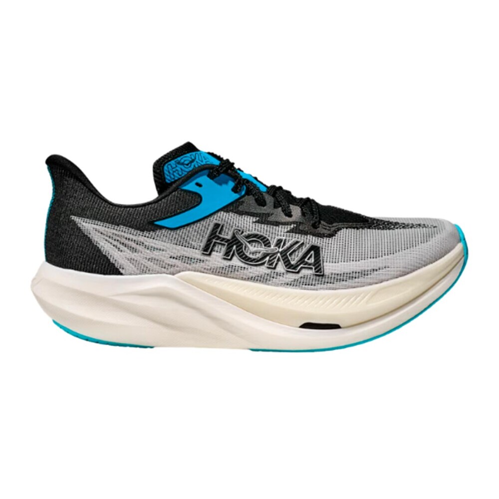 Hoka Champion Rocket X 3 Unisex - Blanco/Negro Blanco-Negro