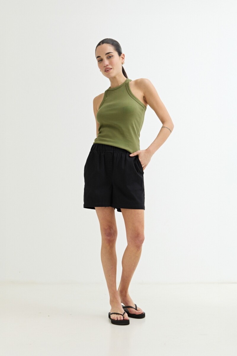 Musculosa básica - Verde oliva 