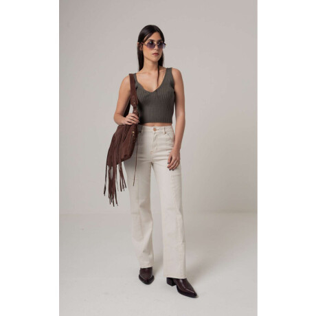 Jean Linn Off White