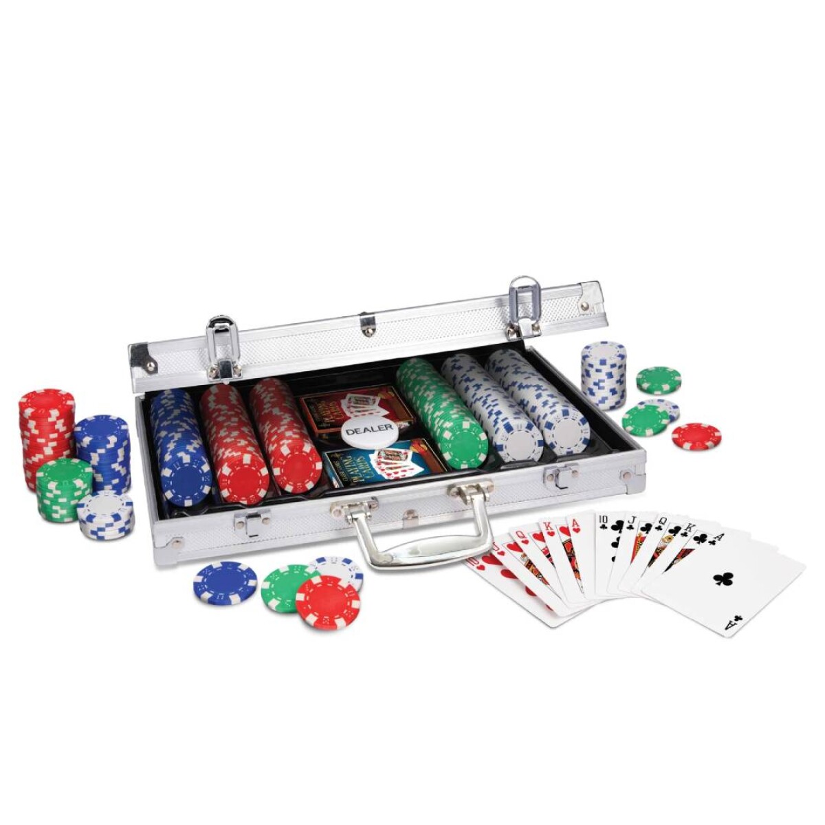 Maletín Poker 300 Fichas - 18 años en adelante 