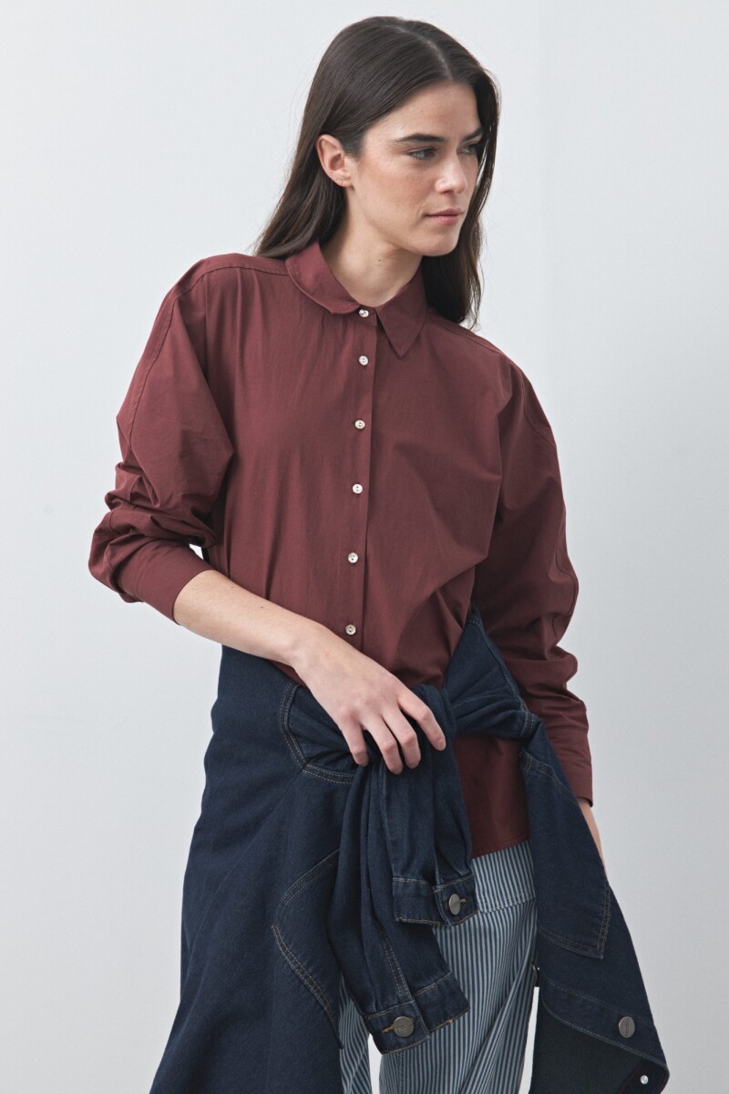 CAMISA CHRISTA Borra de Vino