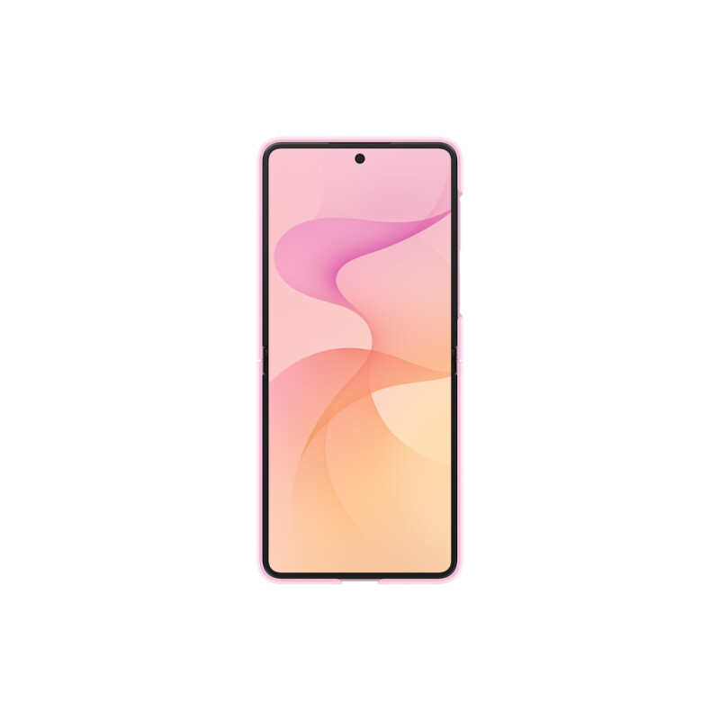 Galaxy Z Flip8 Ring Case Silicone Pink