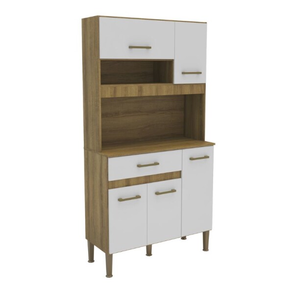 KIT COCINA MACAU 5 PUERTAS 1 CAJON - BLANCO/MIEL KIT COCINA MACAU 5 PUERTAS 1 CAJON - BLANCO/MIEL