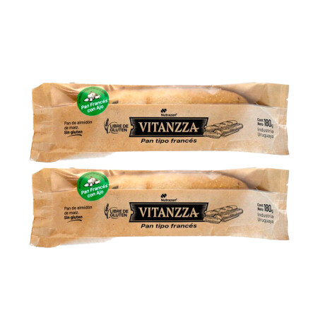 Pan Frances Con Ajo Vitanzza Lleve Dos, Pague Uno Sin Gluten 180 Gs Pan Frances Con Ajo Vitanzza Lleve Dos, Pague Uno Sin Gluten 180 Gs