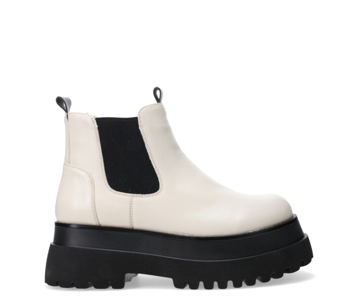 Bota de Mujer Miss Carol VEXY chelsea Blanco Hueso