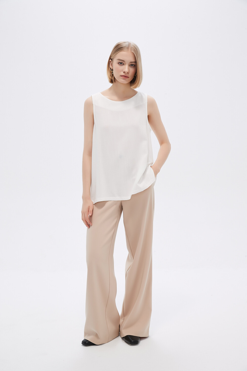 Musculosa Peder Marfil / Off White