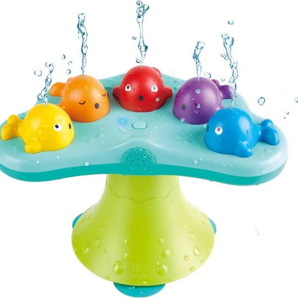 Juego para baño agua fuente Musical con Ballenas Hape Juego para baño agua fuente Musical con Ballenas Hape