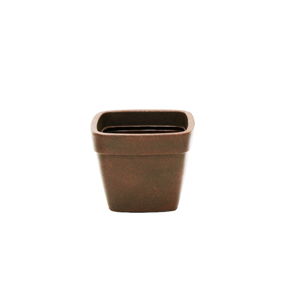 Maceta "ROMANO" 39 x 39 x 32cm. color terracota -TRAMONTINA TD0344