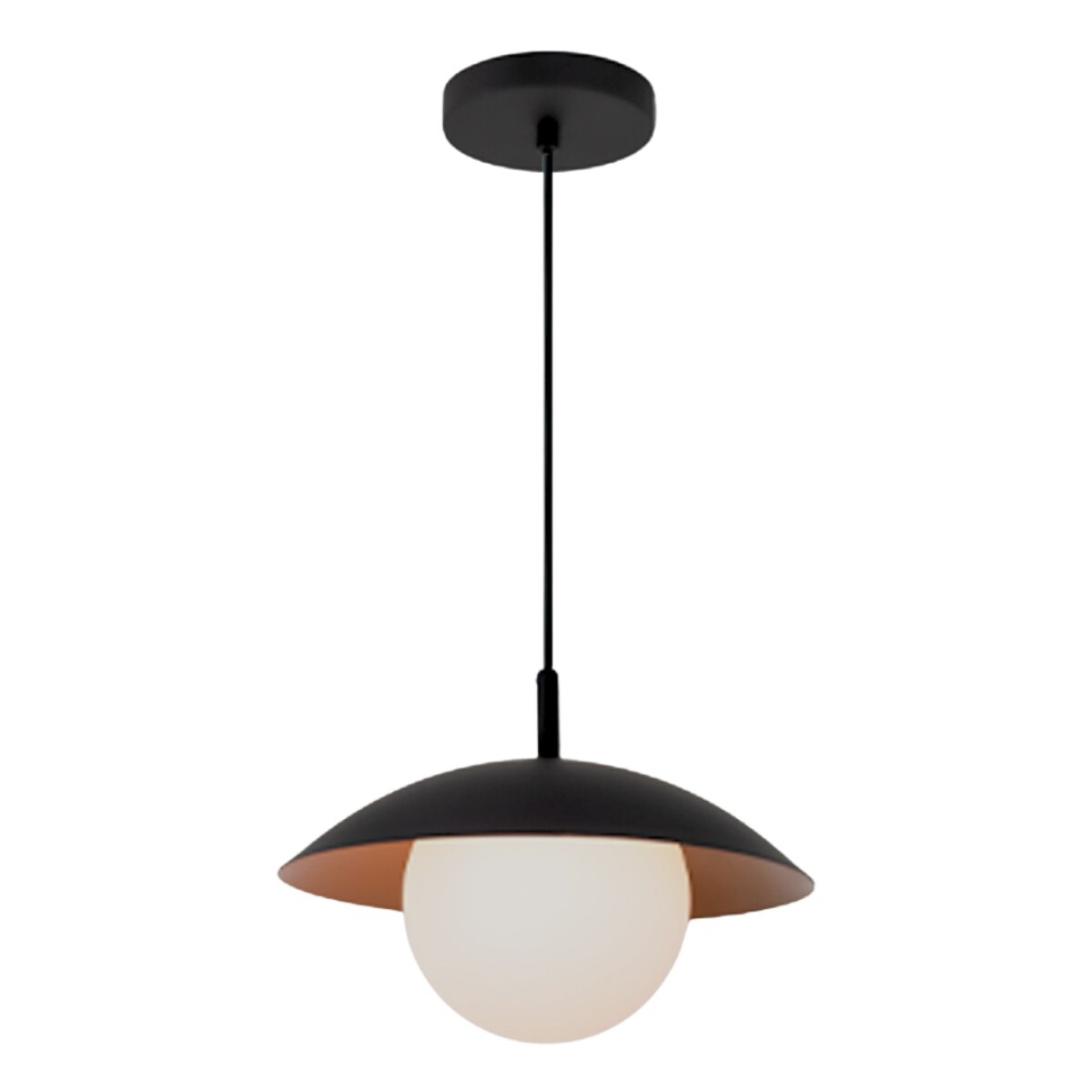 COLGANTE ANNA G9 27CM NEGRO 