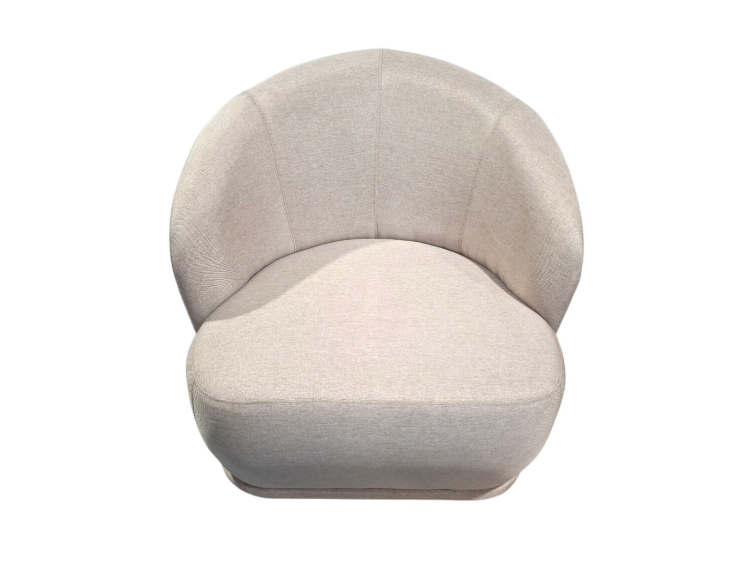 Poltrona Aura giratoria Beige — Barraca Dayman