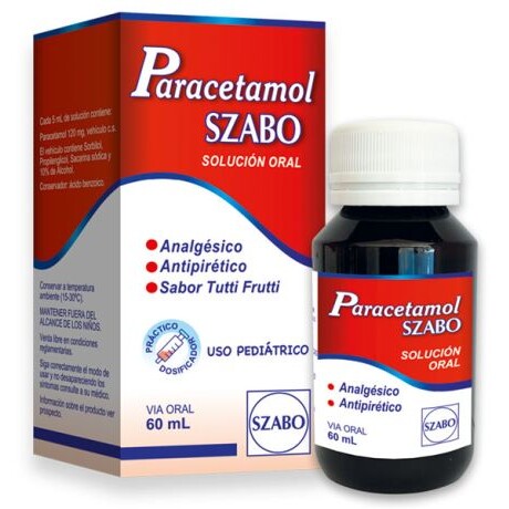 Szabo Paracetamol líquido 60 ml Szabo Paracetamol líquido 60 ml