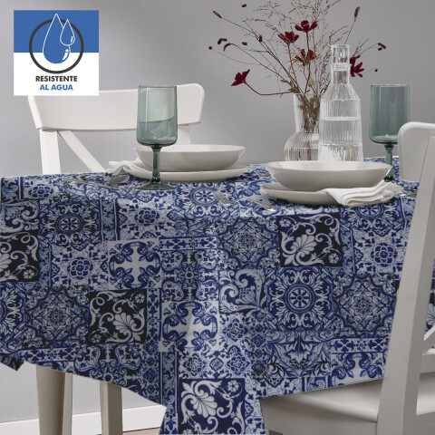 Mantel Waterproof Home Class 140 x 210 cm 3410 PATCH AZUL