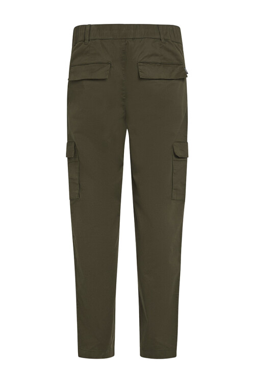 Pantalones Essentials Cargo Verde Militar