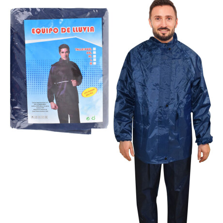 EQUIPO DE LLUVIA AZUL TALLE XXXL EN BOLSA 20176 EQUIPO DE LLUVIA AZUL TALLE XXXL EN BOLSA 20176