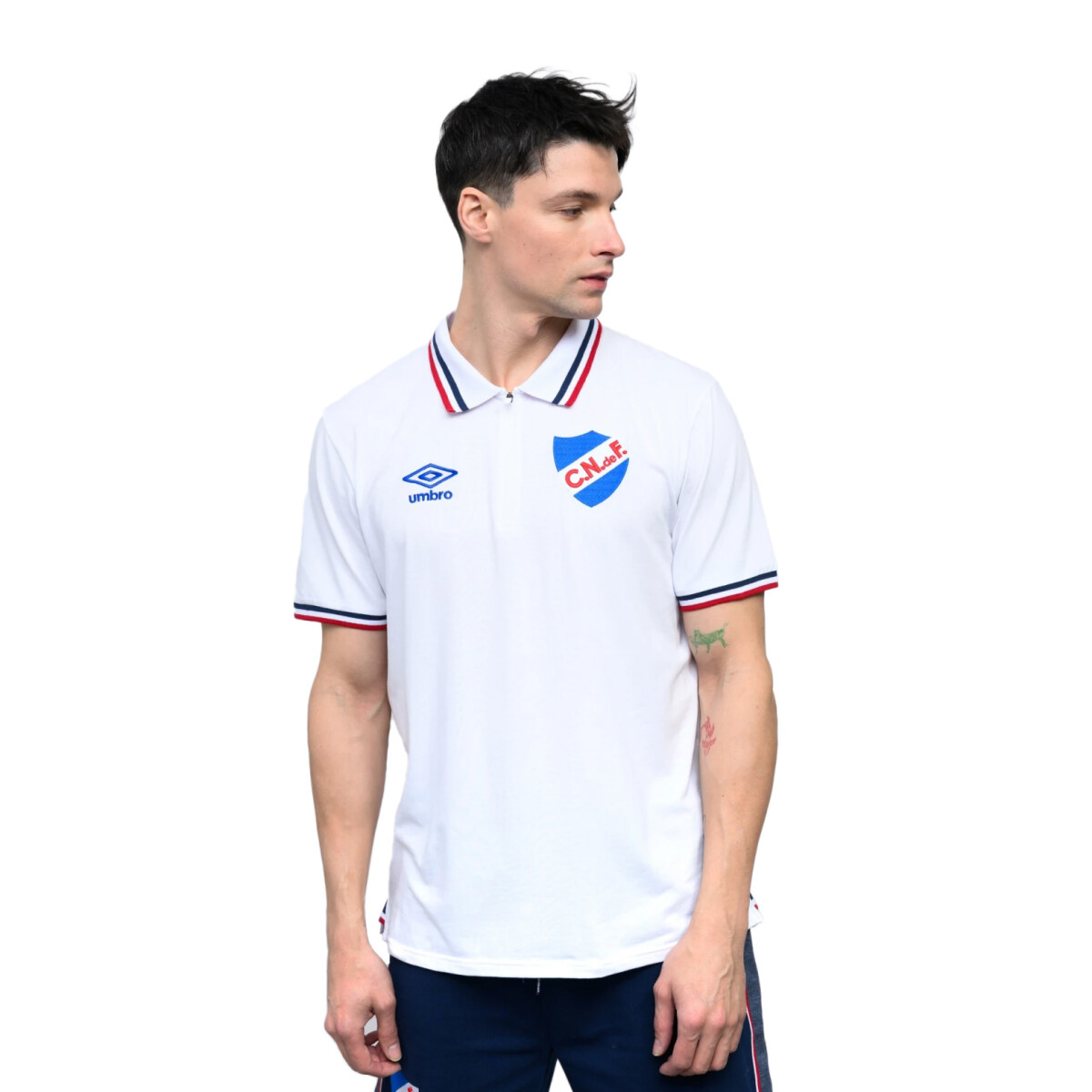 Remera de Hombre Umbro Nacional Polo Enkel - Blanco 