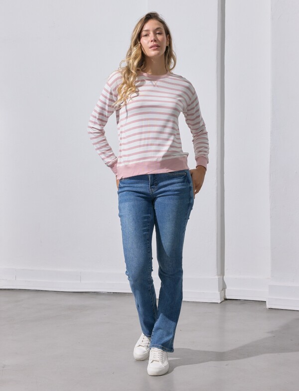 Buzo Lineas Modal ROSA