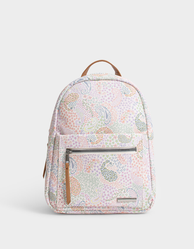 Mochilas Urbanas Estampados Mochila Romántica - Combinacion Multicolor
