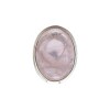 Anillo Oval-Plata 925-Piedra Cuarzo rosa-AN3937 conpiedra