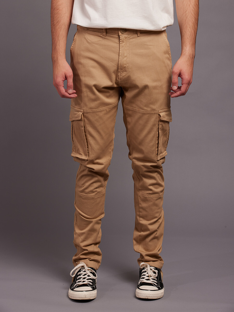 PANTALON CARGO JUANW24 RUSTY - Kaki 