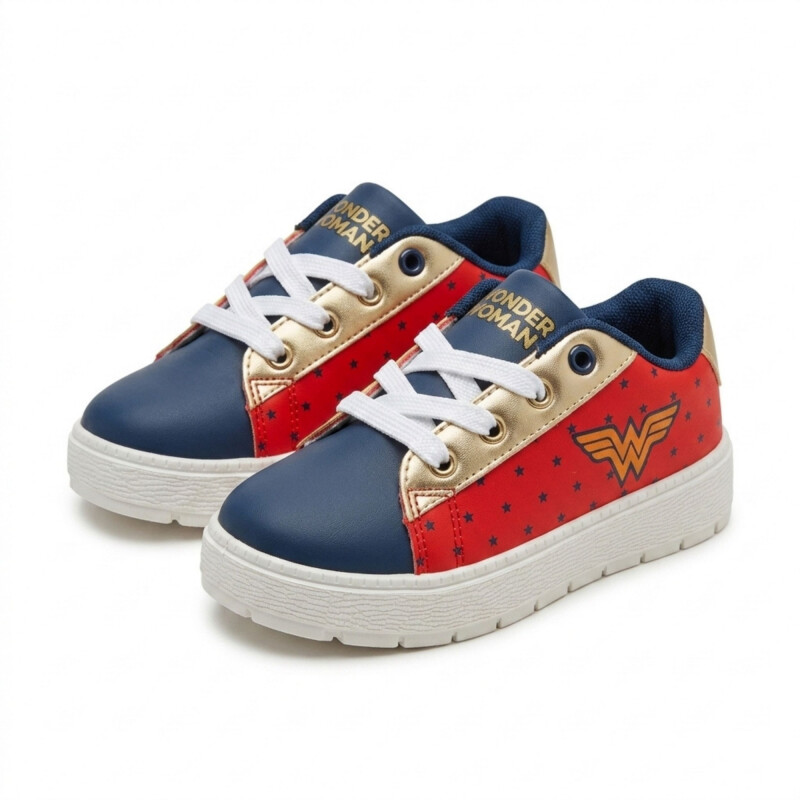 DC Champion Wonder Woman Casual Bajo Bordo-azul