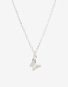 Cadena Corta con Dije Metal Collar Corto De Plata Con Dije - Plateado