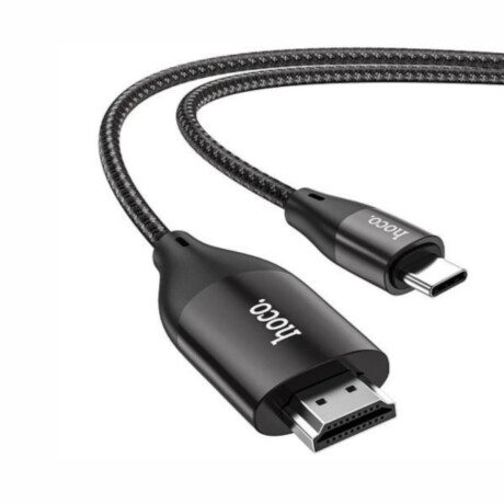 Cable de Datos HOCO hdmi a USB C negro Cable de Datos HOCO hdmi a USB C negro