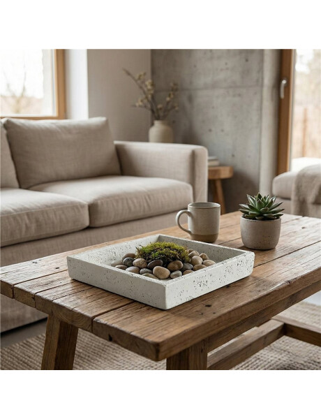 BANDEJA CUADRADA STONE 24CM BANDEJA CUADRADA STONE 24CM