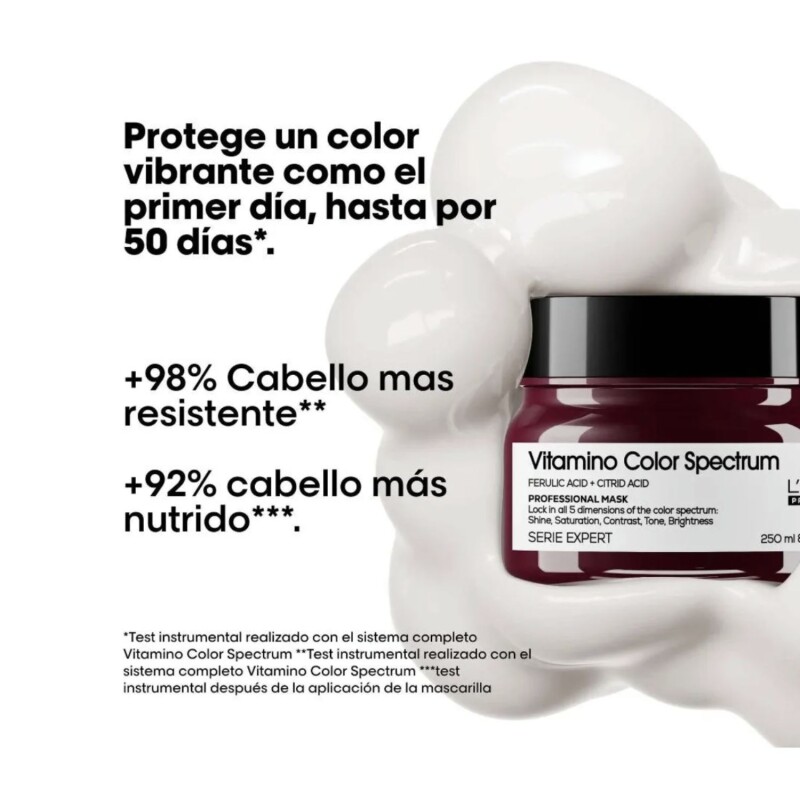 Máscara capilar L'Oréal Prof Vitamino Color Spectrum 250ml Máscara capilar L'Oréal Prof Vitamino Color Spectrum 250ml
