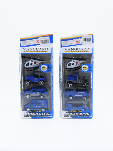 SET VEHICULOS POLICIA AZUL (V)