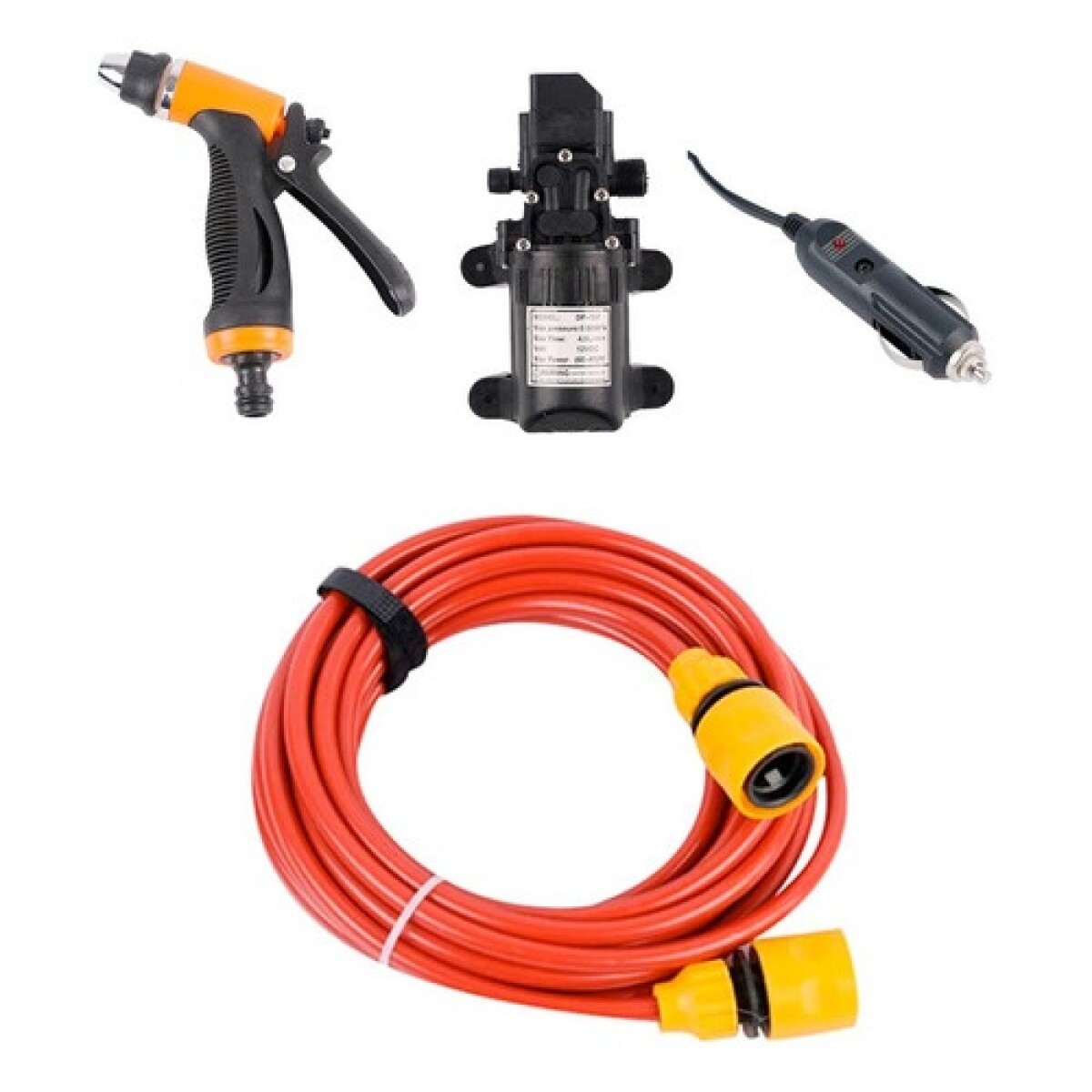 Hidrolavadora De Coche 12v C/accesorios 